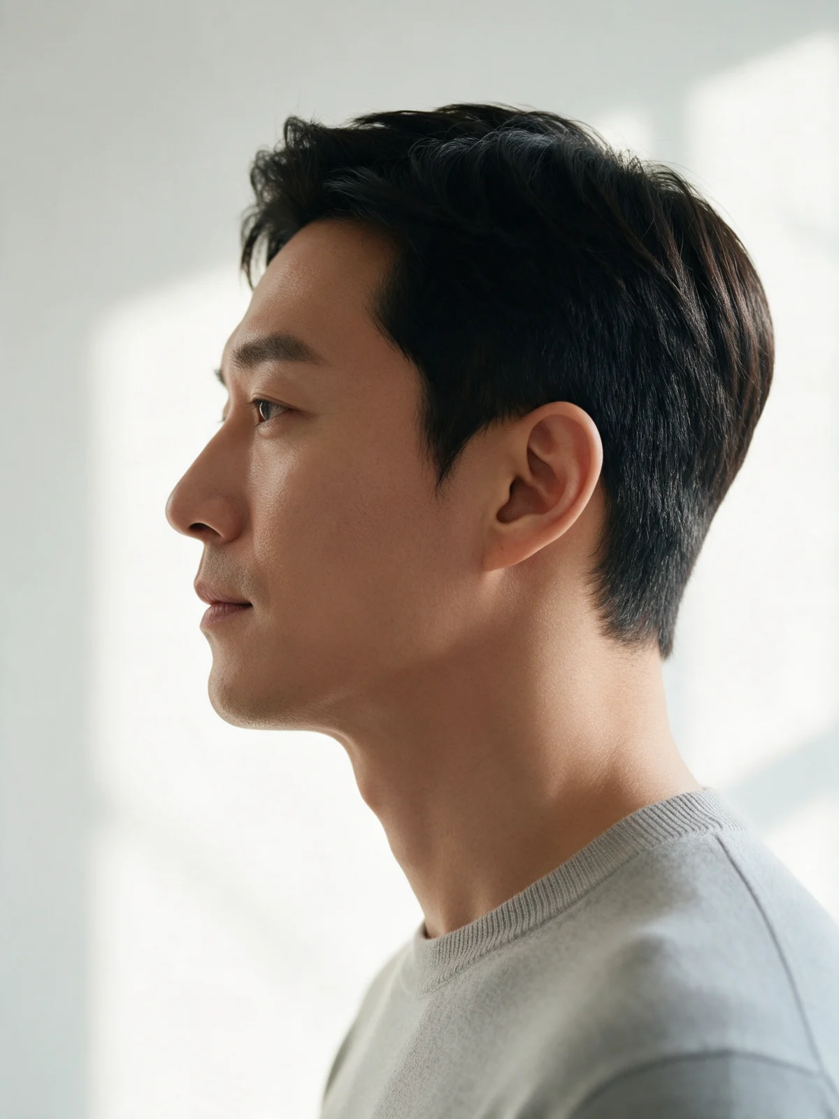 30대 남성 · 코 가상 사례 — 수술 후(AI 생성 모델)